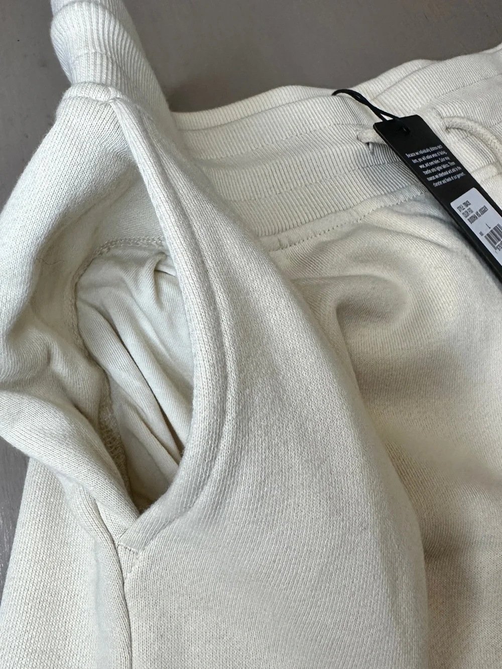 True Religion Buddha HS Jogger Sweatpants Fog Cream Off-White Men’s Large $109